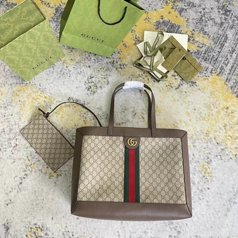 GG Ophidia soft GG Supreme medium tote