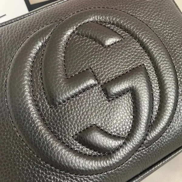 Gucci Soho Small Leather Disco Bag Black – Featured In The Gucci Équilibre Look
