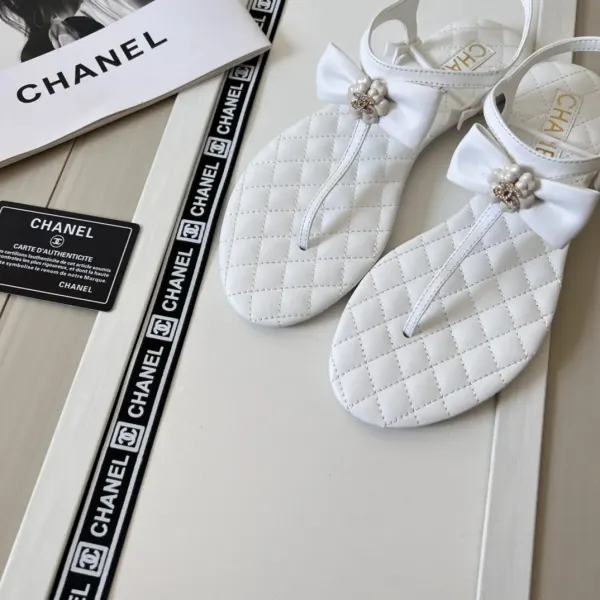 Chanel Sandals White G45258