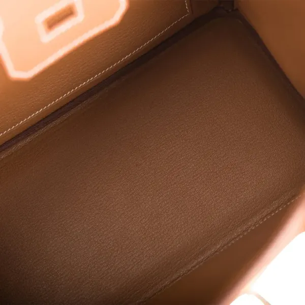 H Birkin 25 Gold Togo Gold Hardware