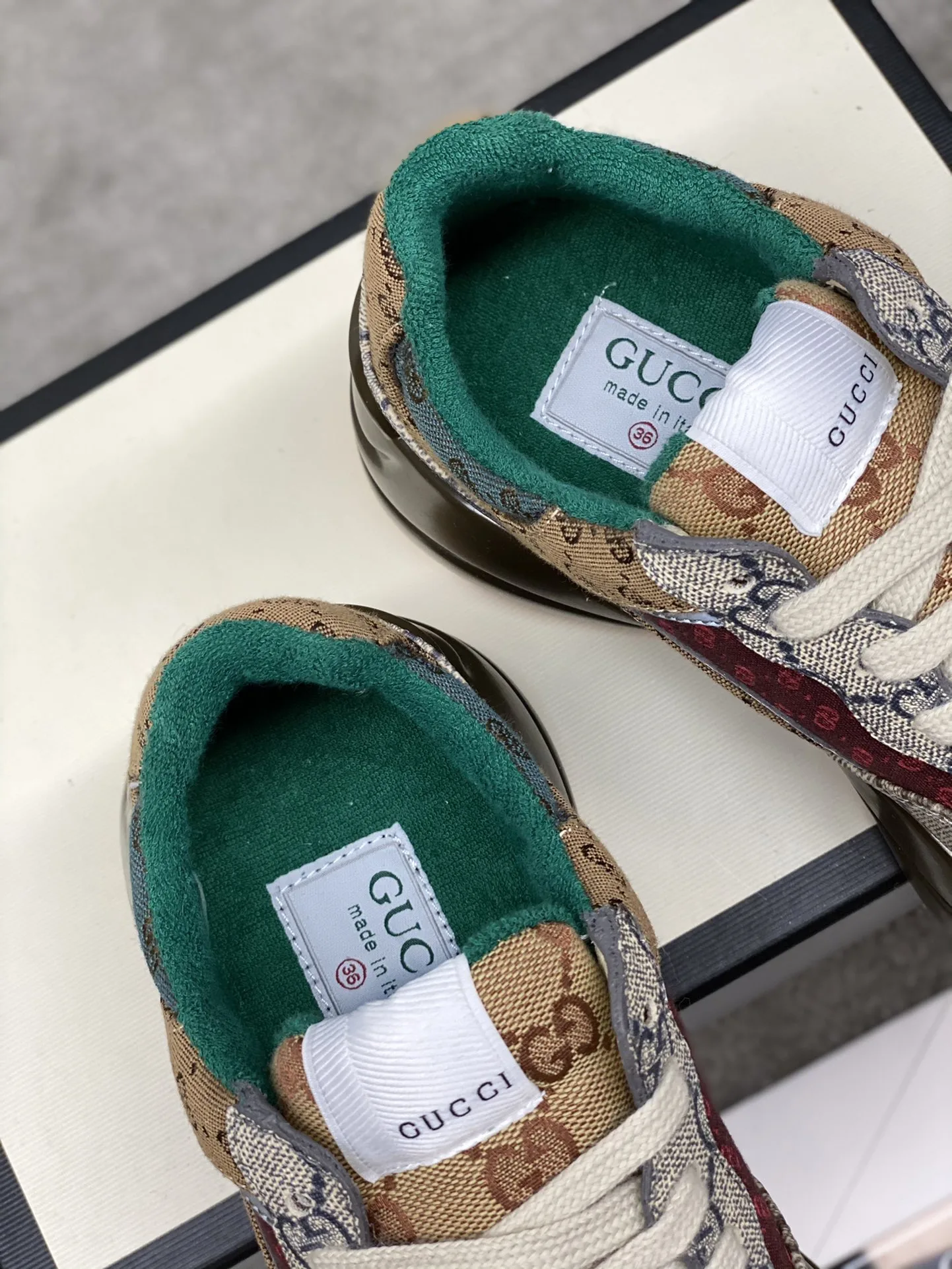 Gucci Women’s GG Rhyton Sneaker 619891 99Wg0 6060 Secondary image