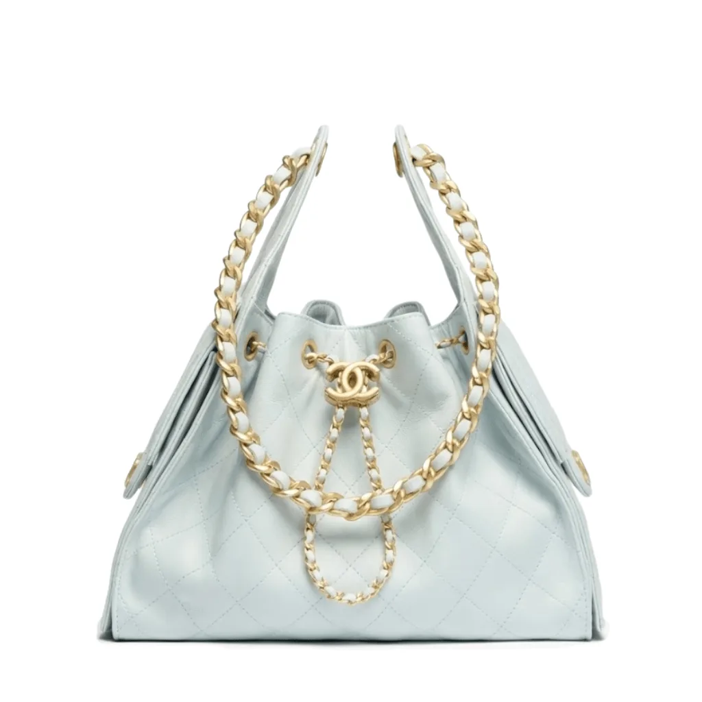 Chanel 25 Small Handbag 25cm Light Blue Main image
