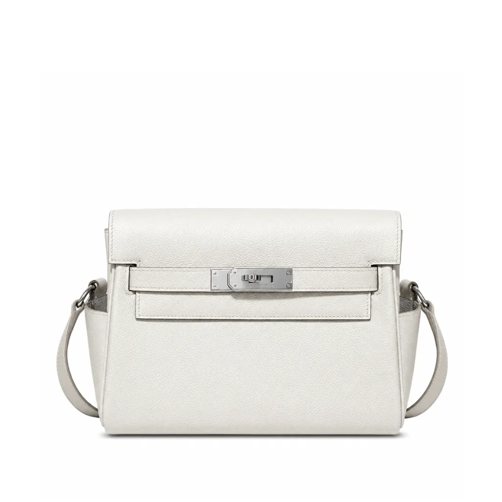 H Kelly Messenger Bag PM In White With Palladium Hardware Main image