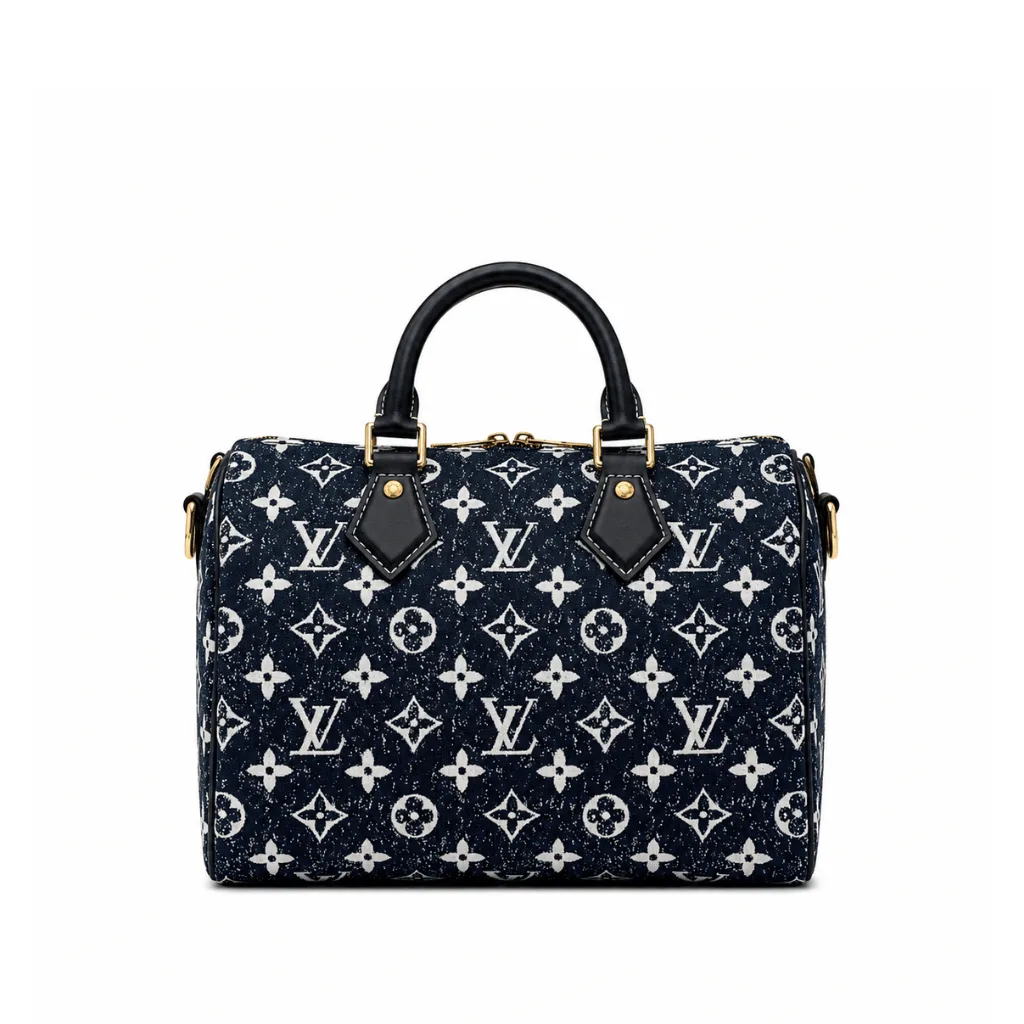 Louis Vuitton Speedy Bandouliere 25 Navy Blue M59609 Main image
