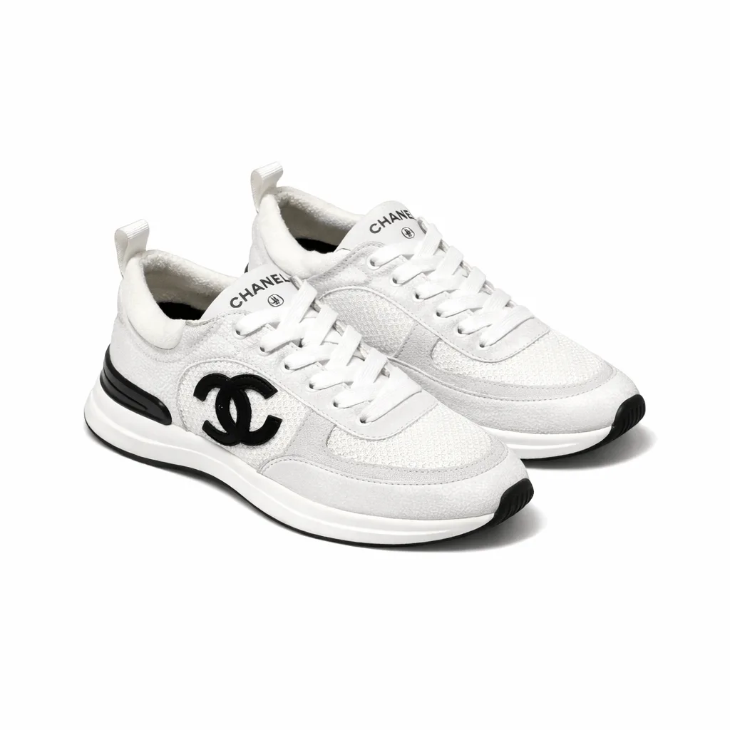 Chanel Cc Sneakers White
