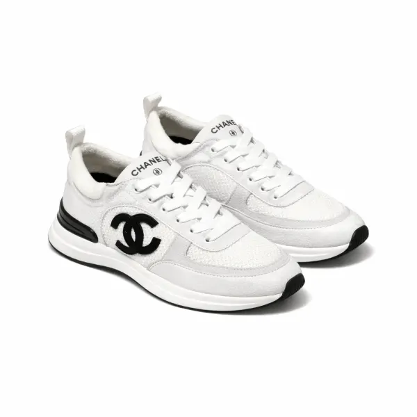 Chanel Cc Sneakers White