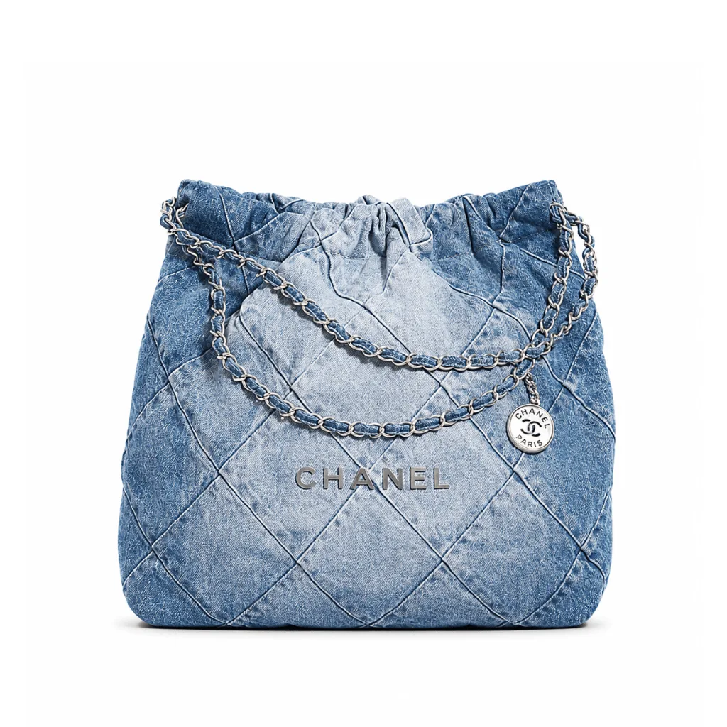 Chanel 22 Handbag Washed Denim As3261 B10439 Nm981 Main image