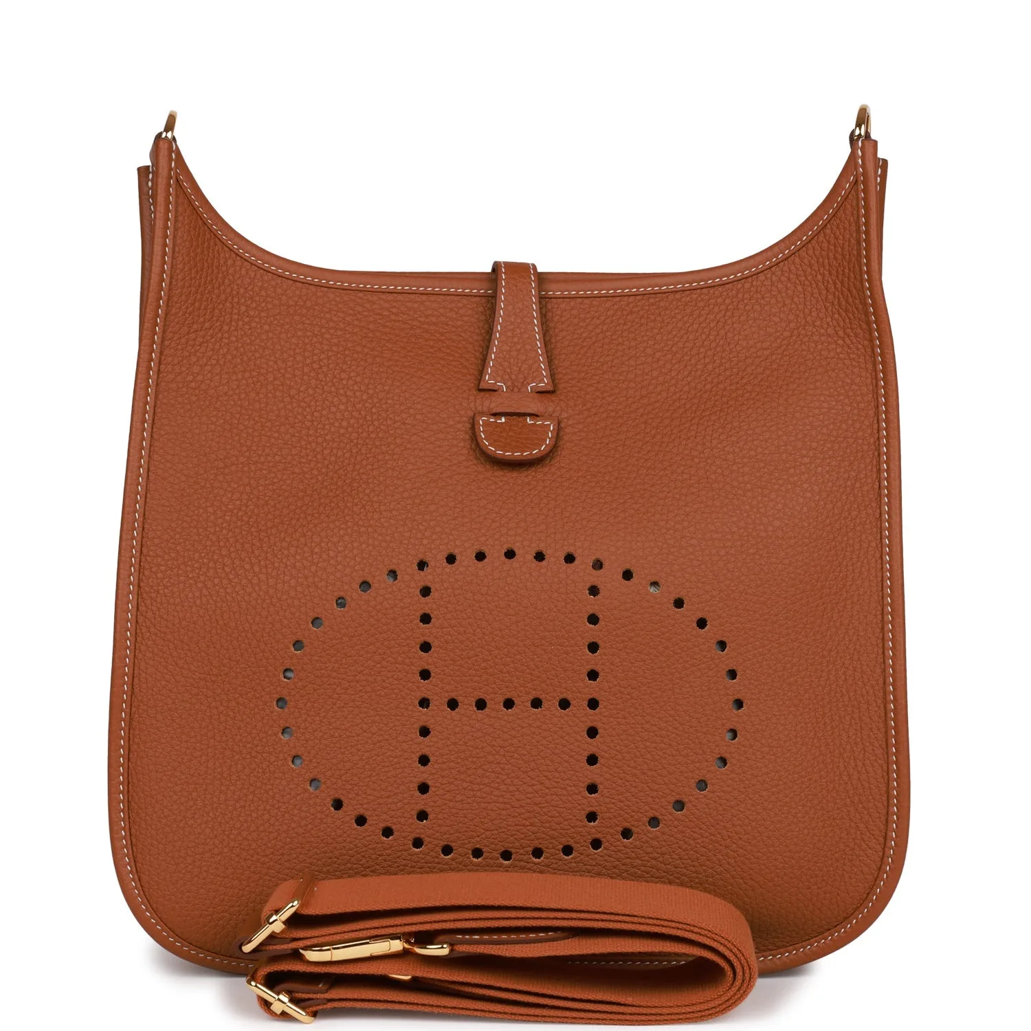 H Handbags Evelyne Iii Pm Gold Clemence Gold Hardware Main image
