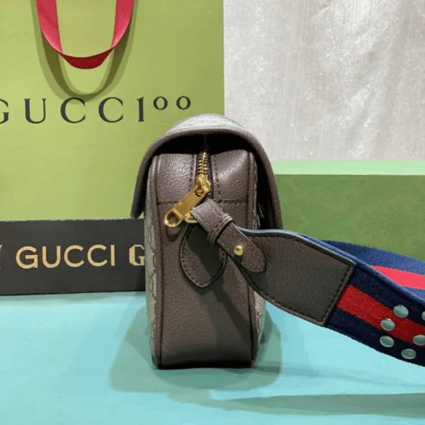 Gucci Ophidia Mini Cross Body Bag Beige 23Cm – Featured In The Gucci Daily Signature Look