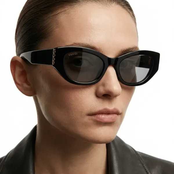 Gucci Specialized Fit Rectangular Sunglasses