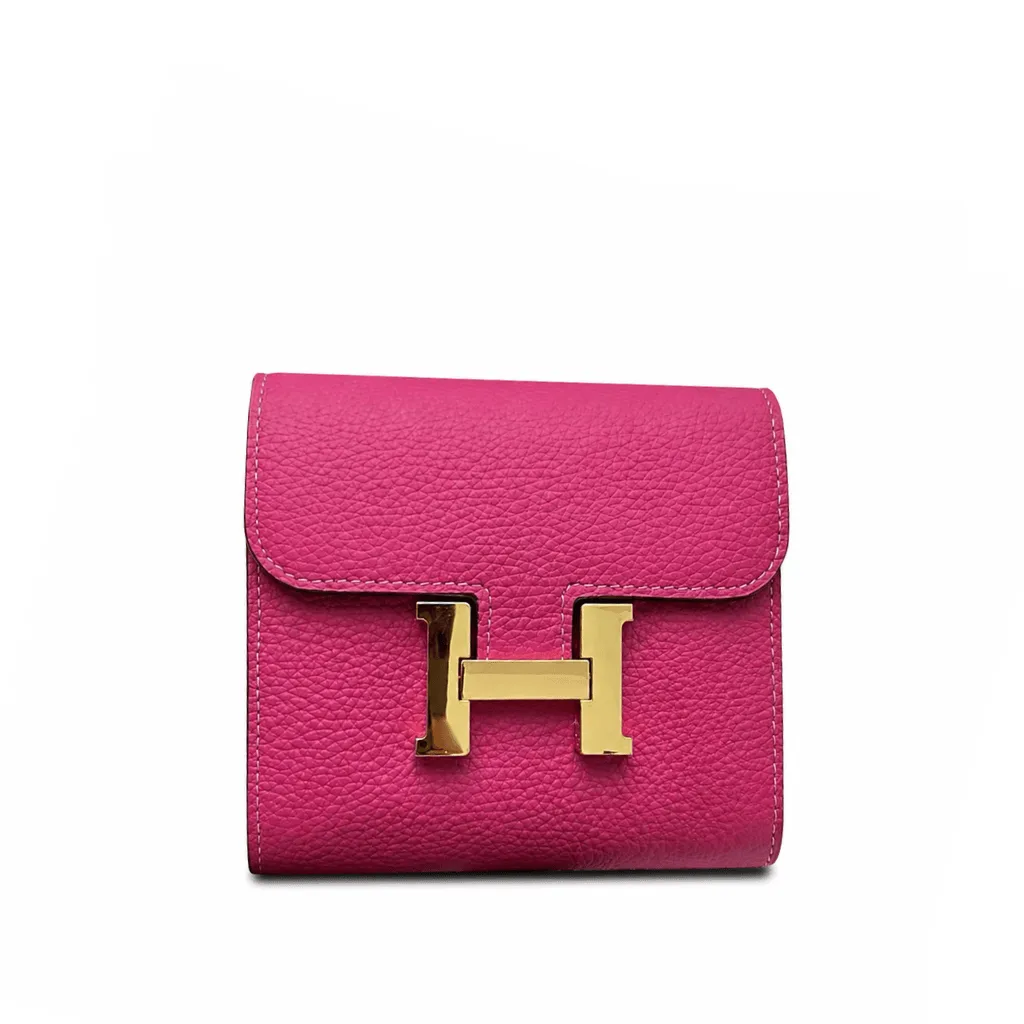 H Pink Constance Slim Wallet Main image