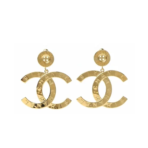 Chanel Paris Button Earrings Main image