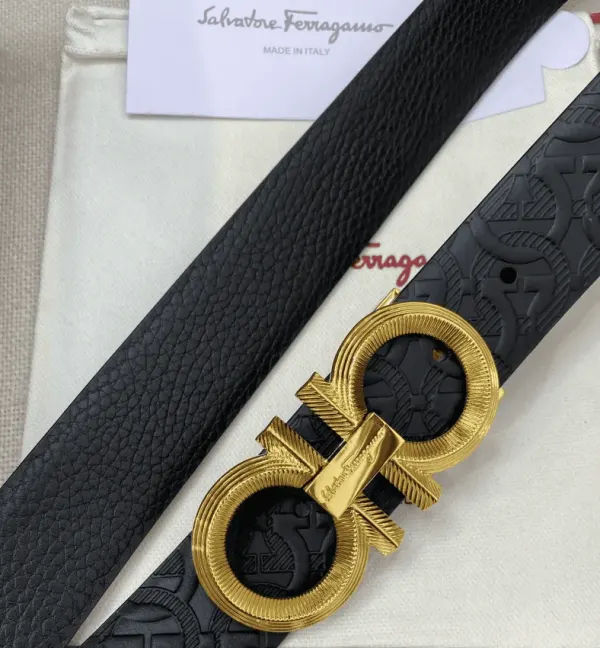 Salvatore Ferragamo Reversible And Adjustable Gancini Belt