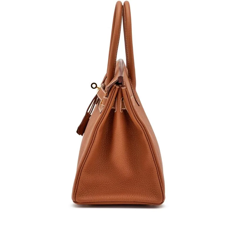 H Birkin 30 Gold Togo Gold Hardware