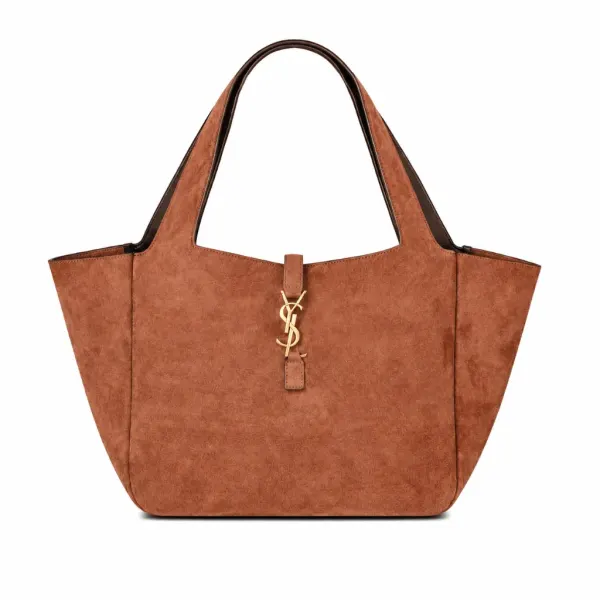 Saint Laurent Le Bea Suede Tote Bag