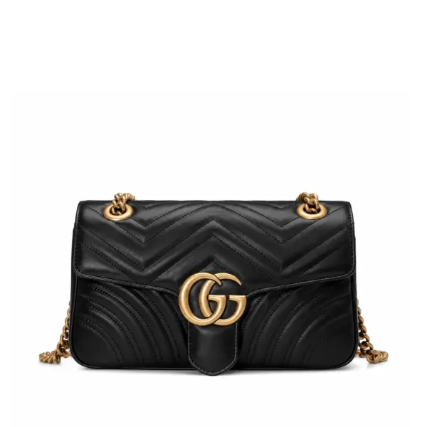 Gucci GG Marmont Small Black Shoulder Bag