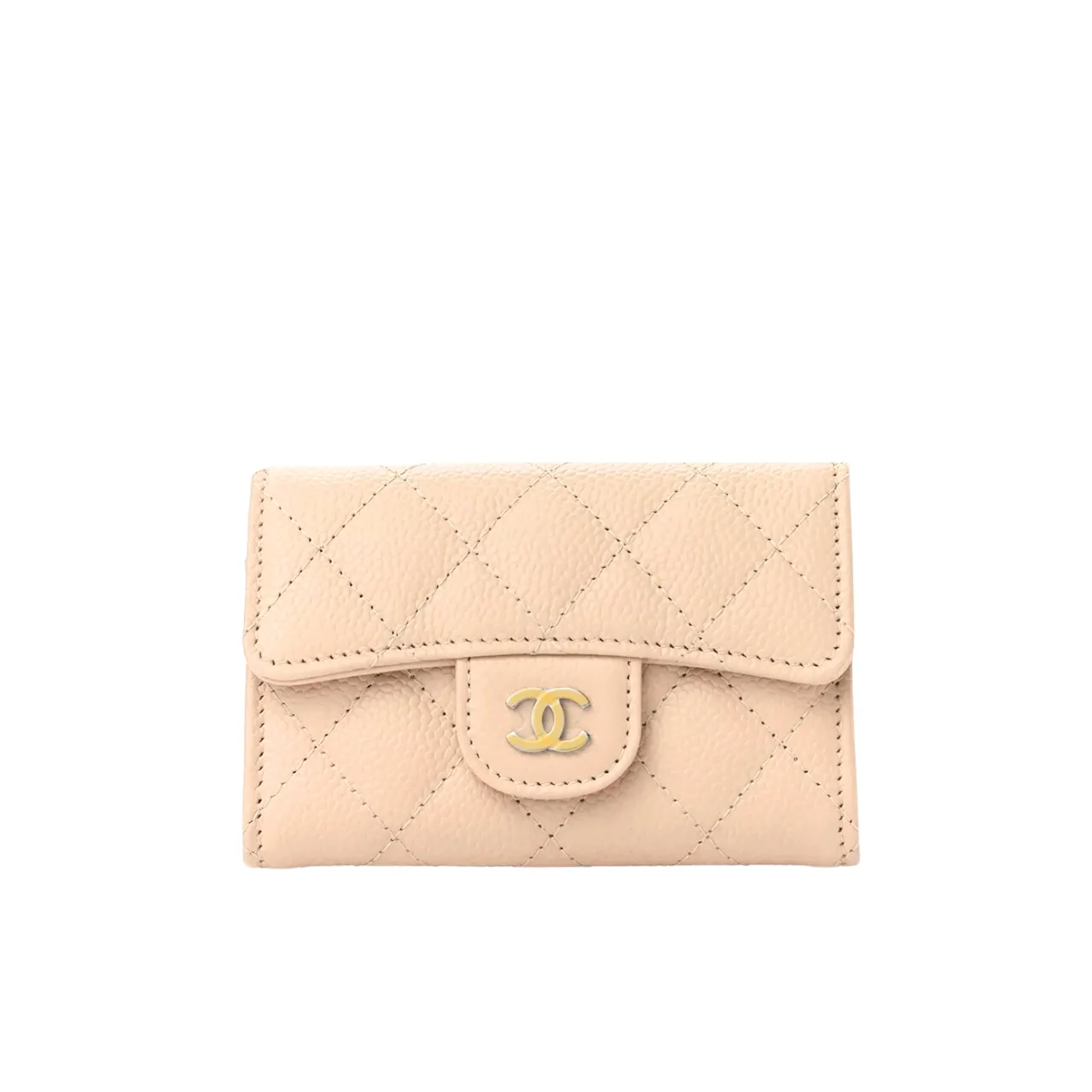 Chanel Classic Card Holder Wallet Beige Ap0214 Main image