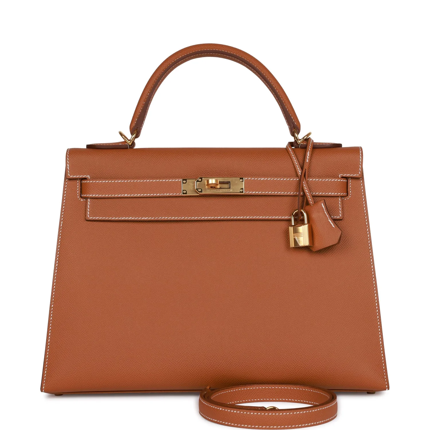 H Kelly Sellier 28 Gold Epsom Gold Hardware Main image