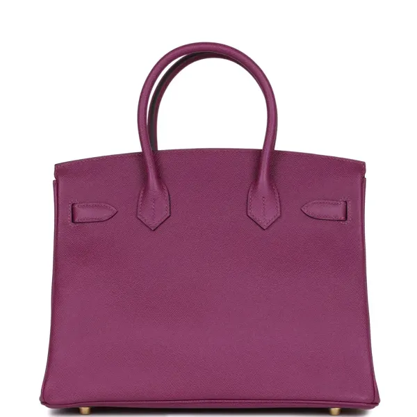 Hermes Birkin 35 Anemone Gold Hardware