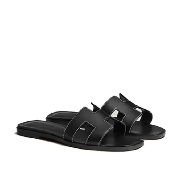 H Slippers Flat Oran Black H021056Z Main image