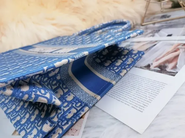Dior Book Tote Cornflower Blue
