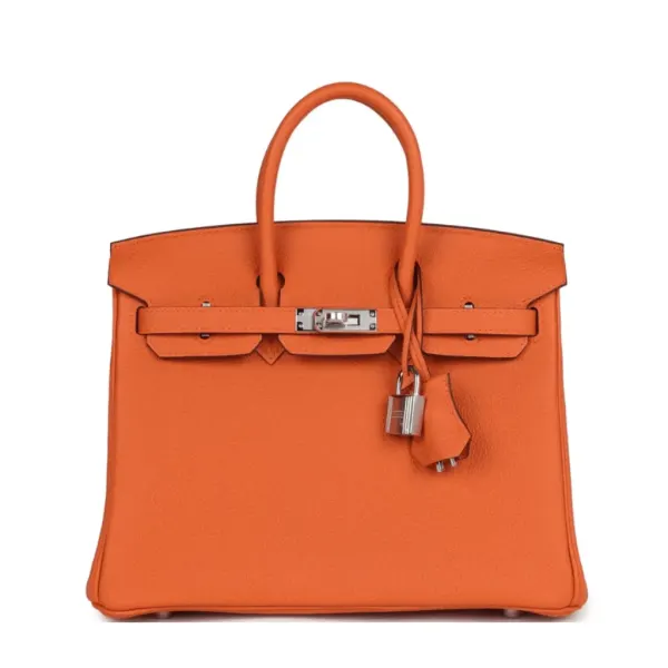 Hermes Birkin 35 Orange Togo Palladium Hardware