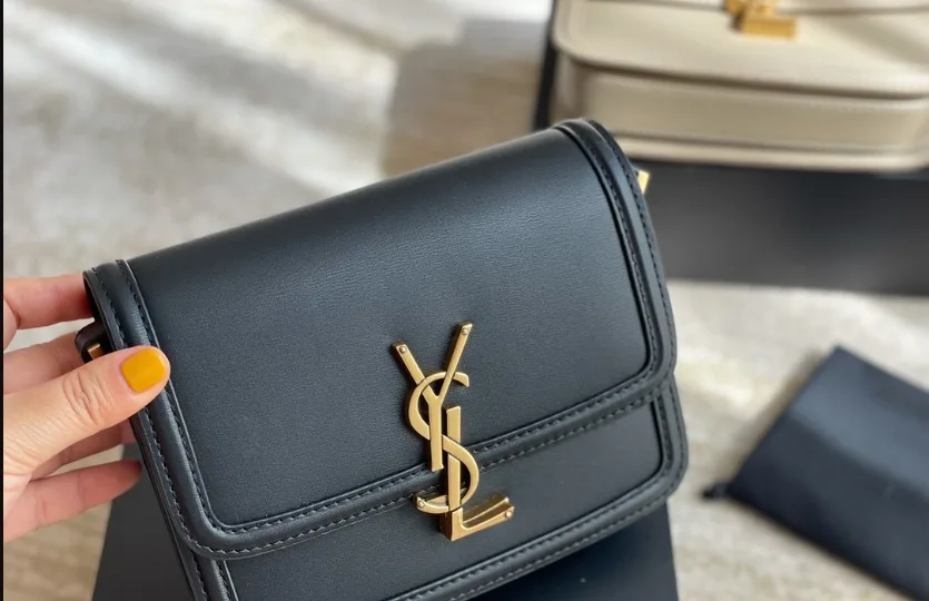 Saint Laurent Solferino Small Satchel In Box Saint Laurent Leather Black Noir 19Cm 6343060Sx0W1000 Secondary image
