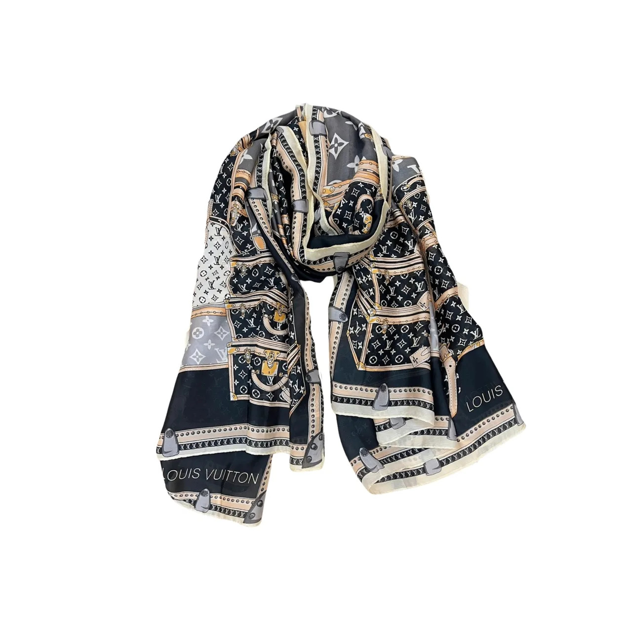 Louis Vuitton Let’s Go Square 90 Silk Scarf M76459 Multicolor Main image
