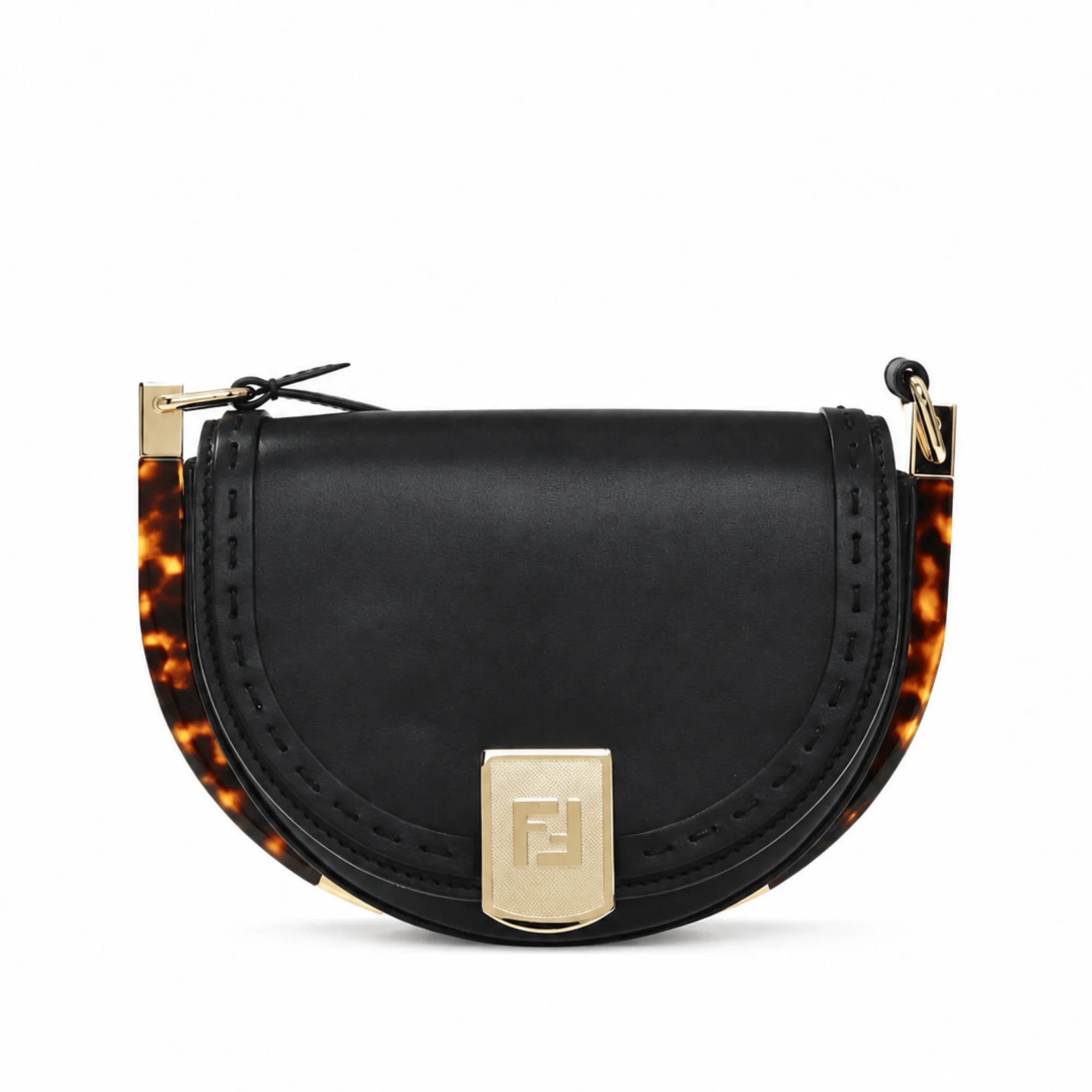 Fendi Moonlight Crossbody Bag Black 25Cm Main image