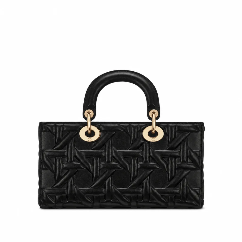 Dior Small Lady D-Joy Bag Black Graphic Cannage Lambskin 22Cm Main image