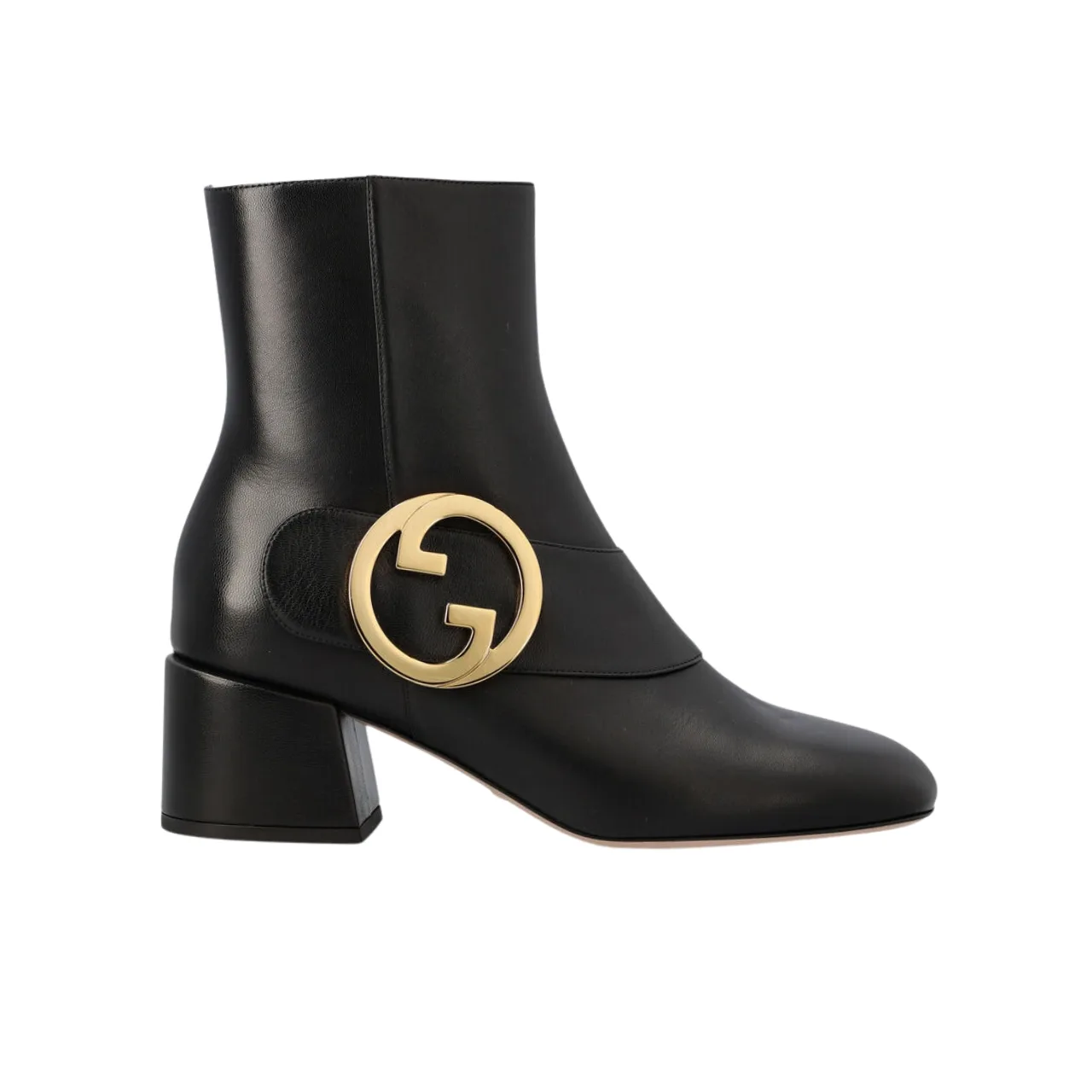 Gucci Blondie Women’s Ankle Boot Leather Black 700016C9D001000 Main image