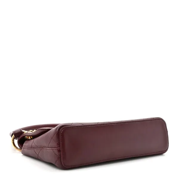 Chanel Large Flap Bag Dark Burgundy