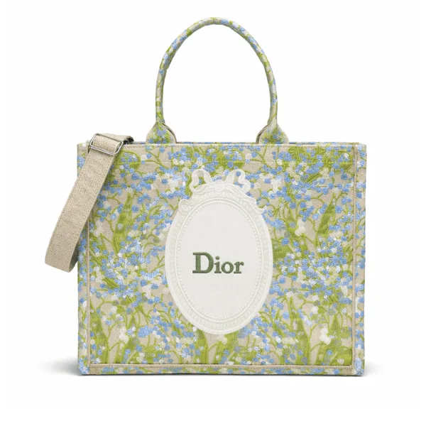 Large Dior Book Tote With Strap