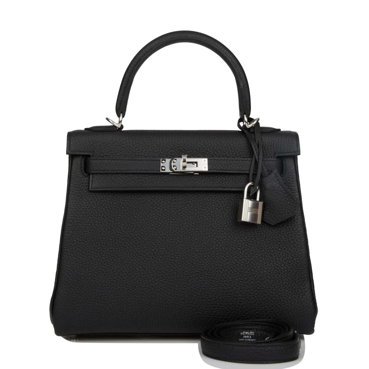 H Kelly Retourne 25 Black Togo Palladium Hardware Main image