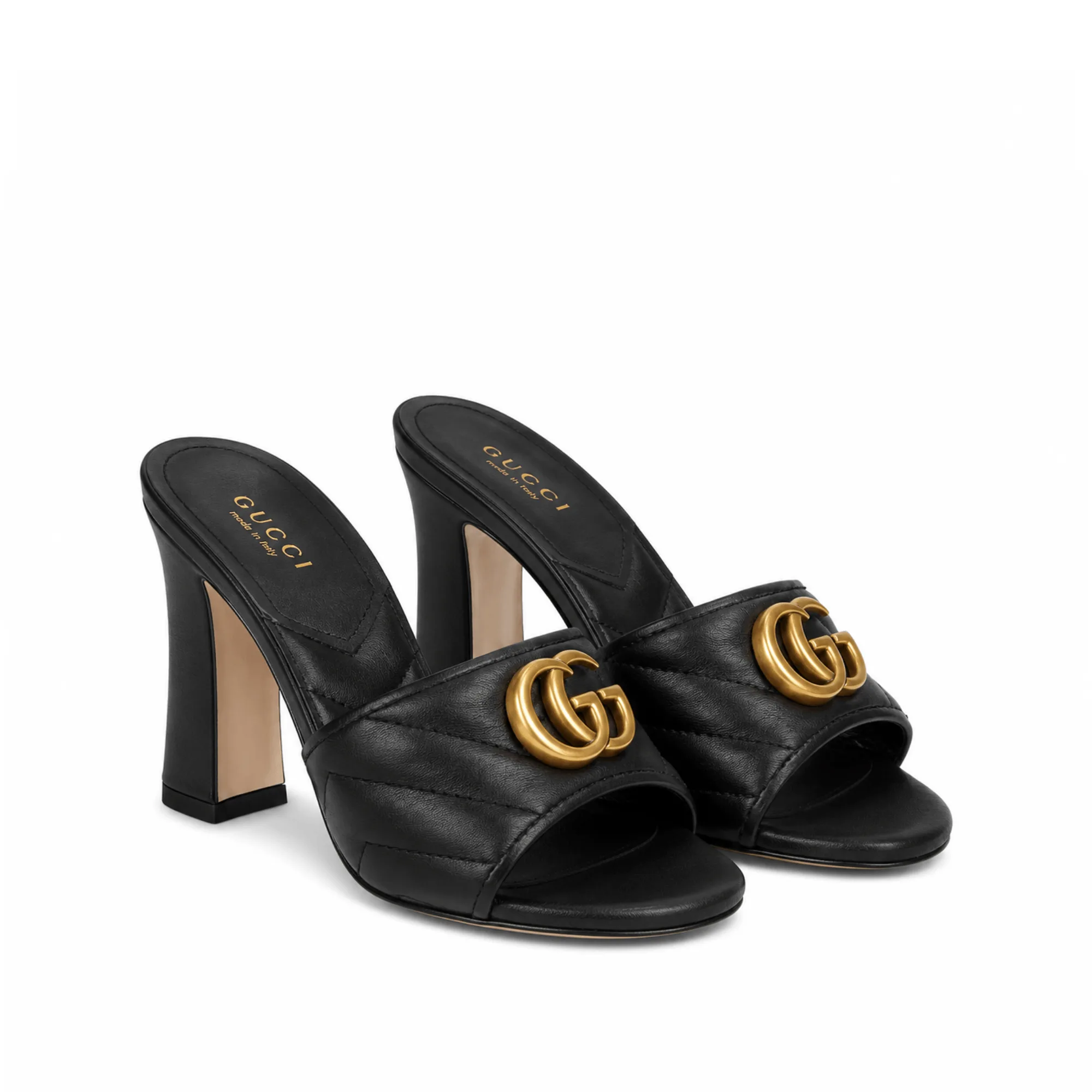 Gucci Tarifa Rubber Platform Flip Flops Black Main image