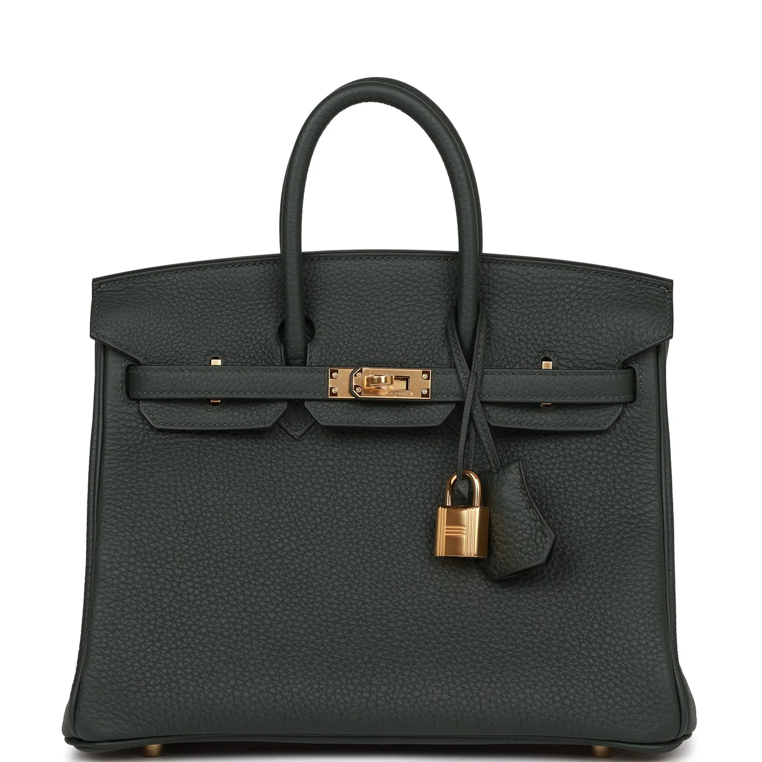 H Birkin 25 Vert Fonce Togo Gold Hardware Main image