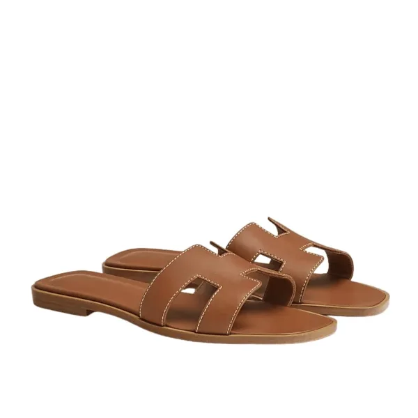 H Slippers Flat Oran Brown H021056Z Main image