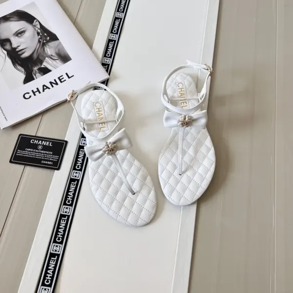 Chanel Sandals White G45258