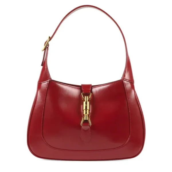 Gucci Jackie 1961 Small Shoulder Red Leather Bag