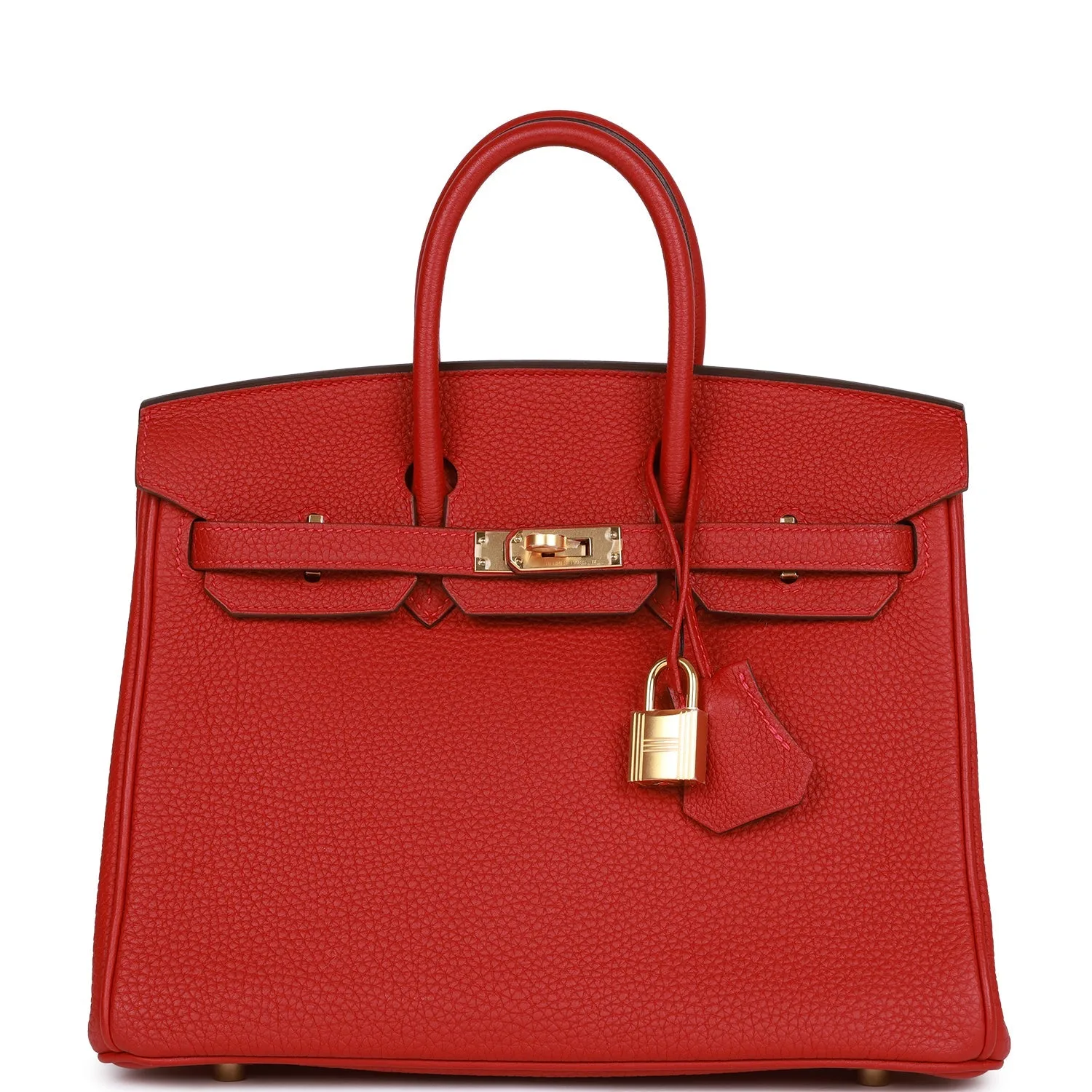 H Birkin 25 Rouge Vif Togo Gold Hardware Main image