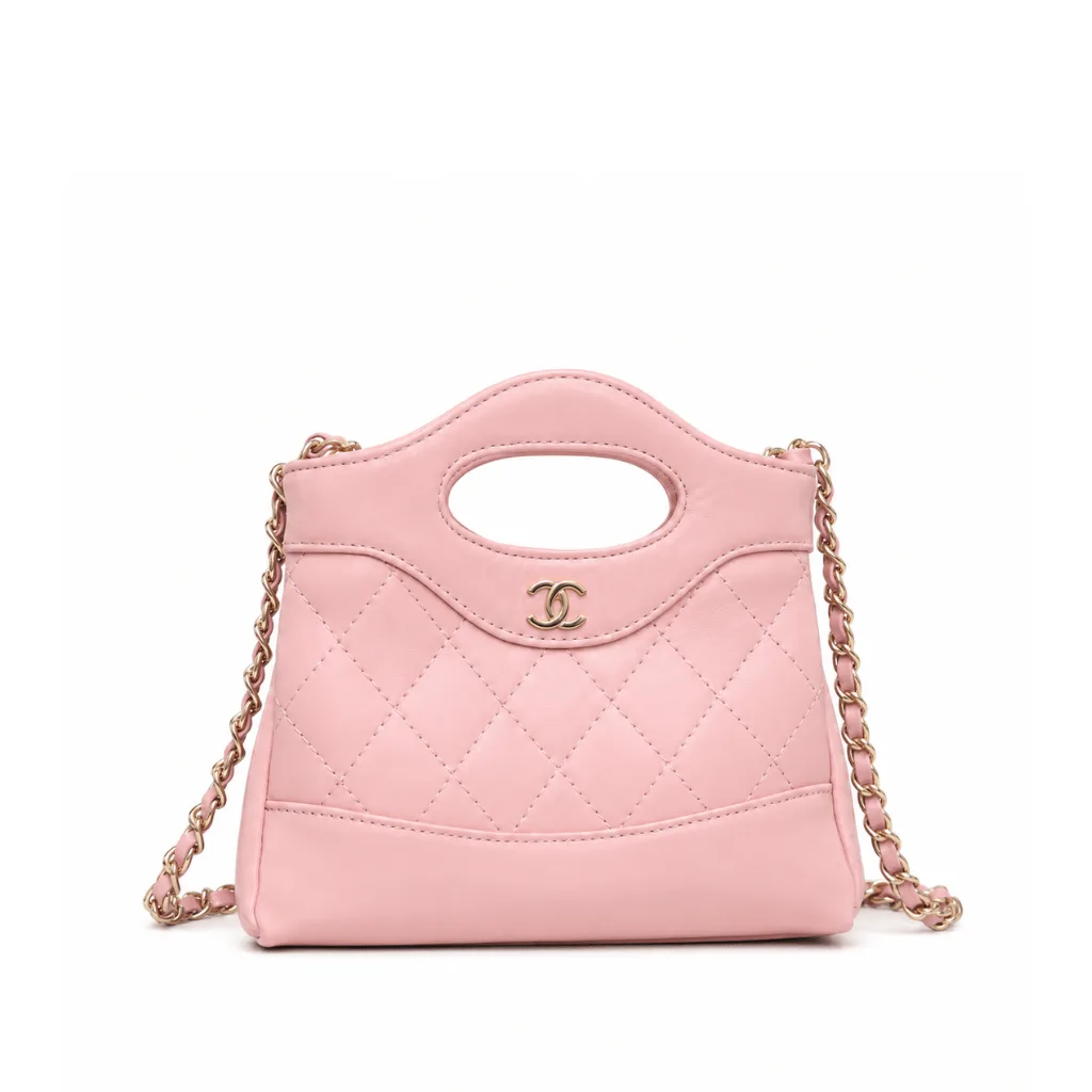Chanel Shopping Bag Shiny Lambskin Pink 19Cm As4854 B16220 Nw784 Main image