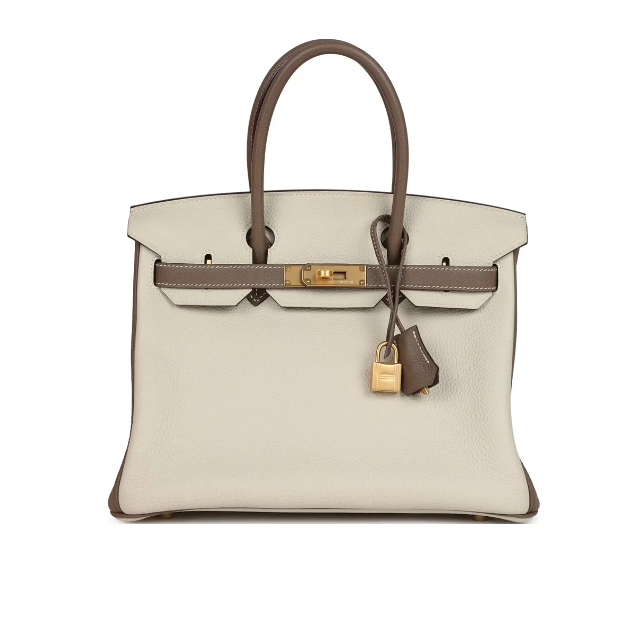 H Birkin 25 Togo Brushed Leather Gold Hardware Beige Grey 30cm Main image