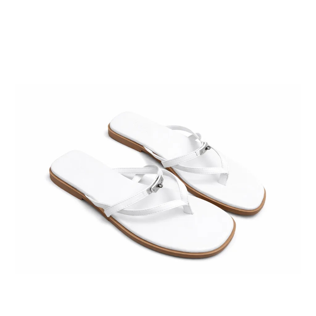 H Miss Sandal White Secondary image