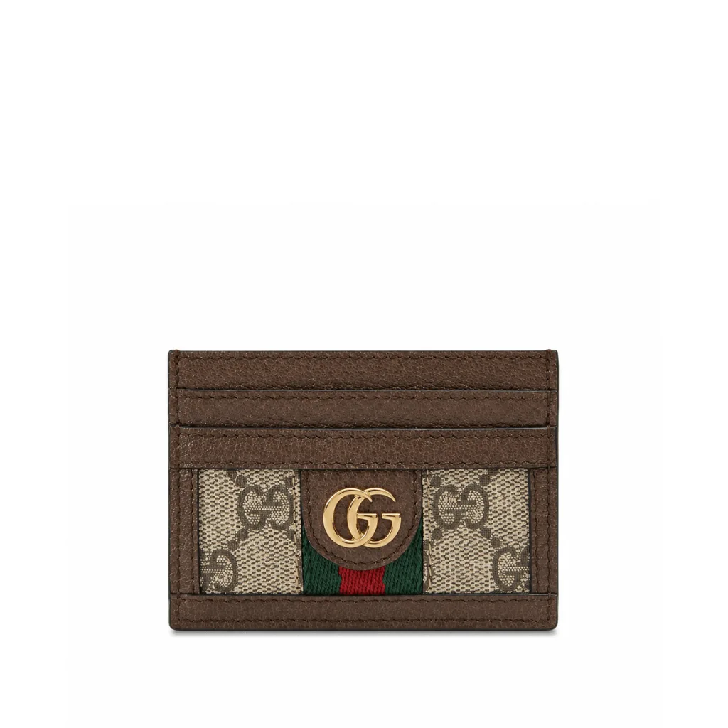Gucci Ophidia GG Card Case Monogram Brown 10Cm 523159 96Iwg 8745 Main image