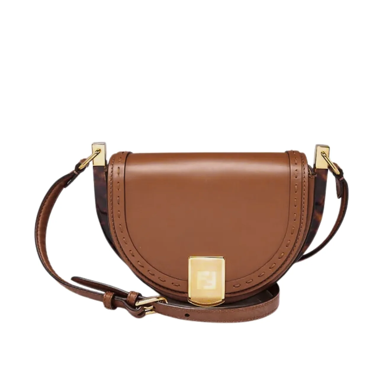 Fendi Moonlight Crossbody Bag Brown 25Cm Main image