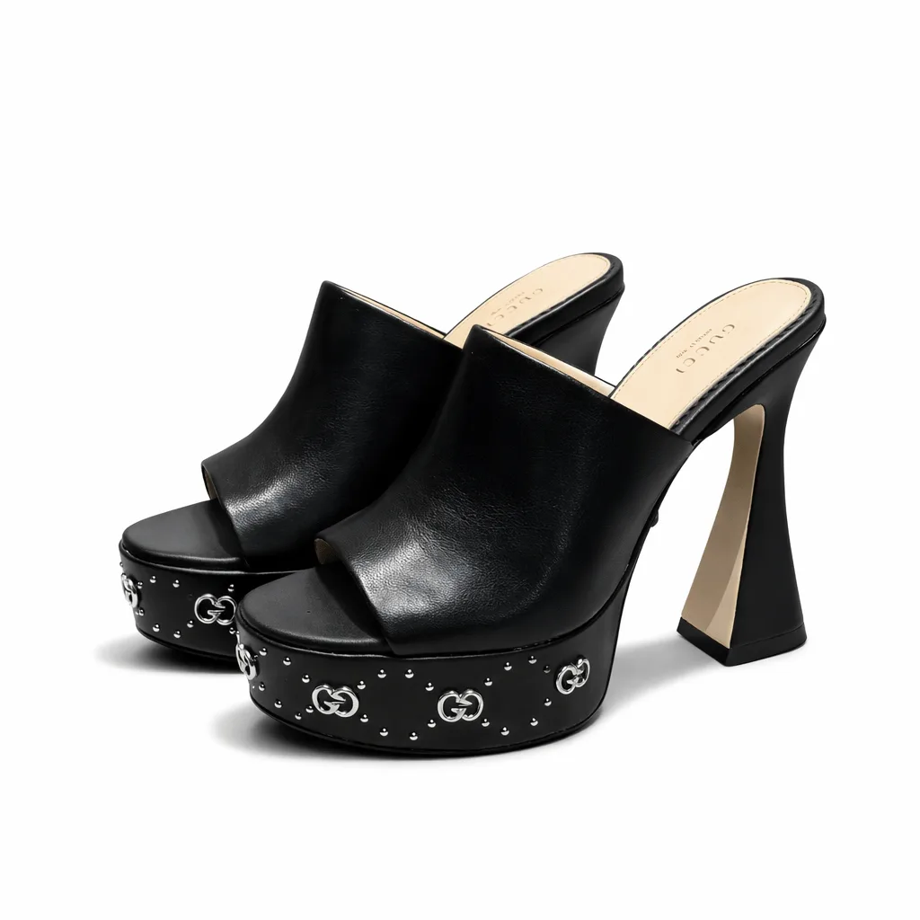 Gucci Women’s Platform Slide Sandal Black 740426 C9D00 1000 Secondary image