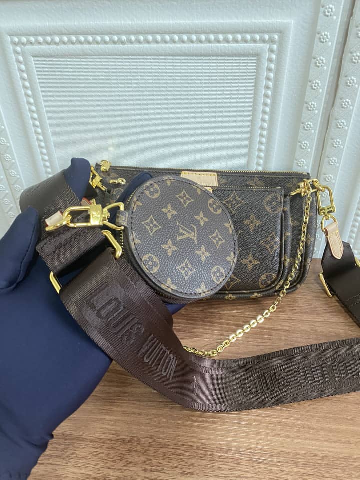 Louis Vuitton Multi Pochette Accessoires Brown 24Cm