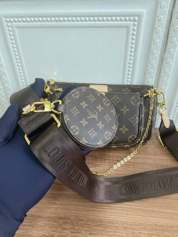 Louis Vuitton Multi Pochette Accessoires Brown 24Cm