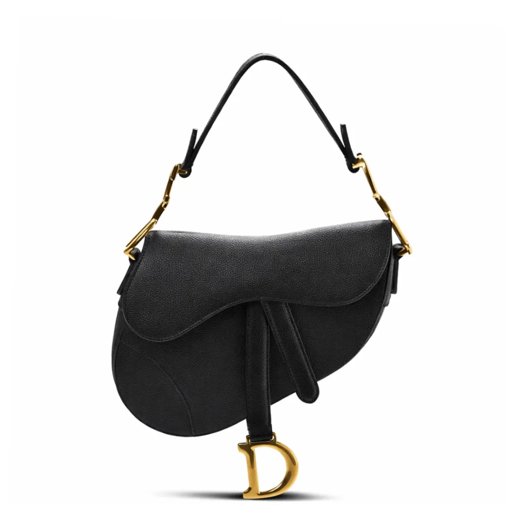 Dior Saddle Bag Large Black Grained Calfskin Main image