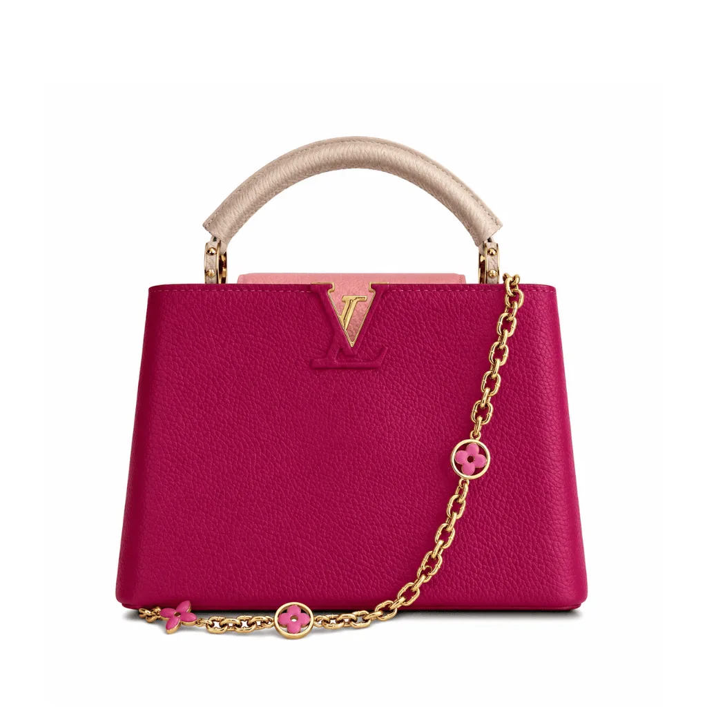 Louis Vuitton Capucines Taurillon Cowhide Dark Pink 27Cm M20845 Main image